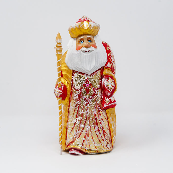 Hand-carved  Grandfather Frost (Two Colour Options)