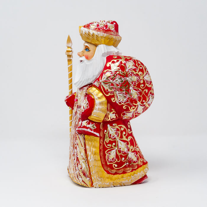 Hand-carved  Grandfather Frost (Two Colour Options)