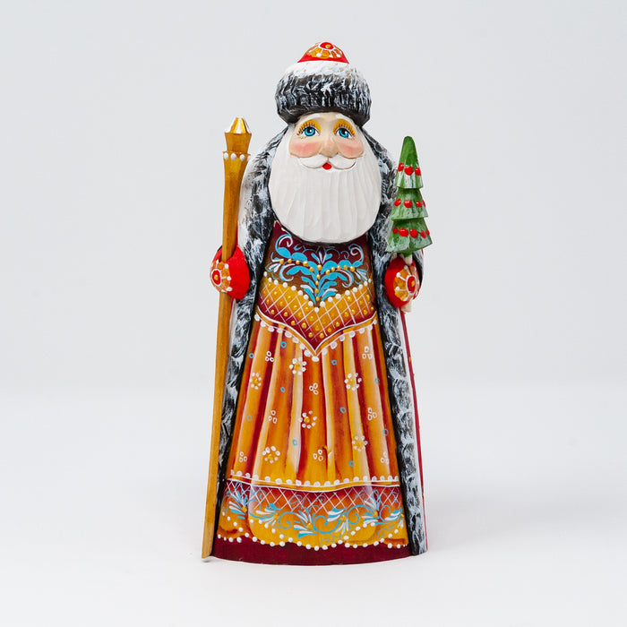 Hand-carved  Grandfather Frost Figurine (Multiple Colour Options)