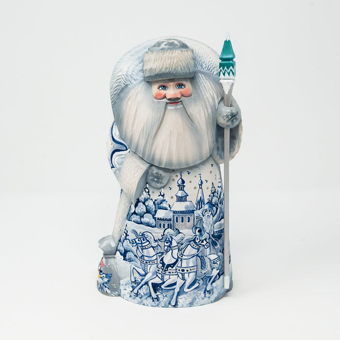 Hand-carved  Grandfather Frost Figurine