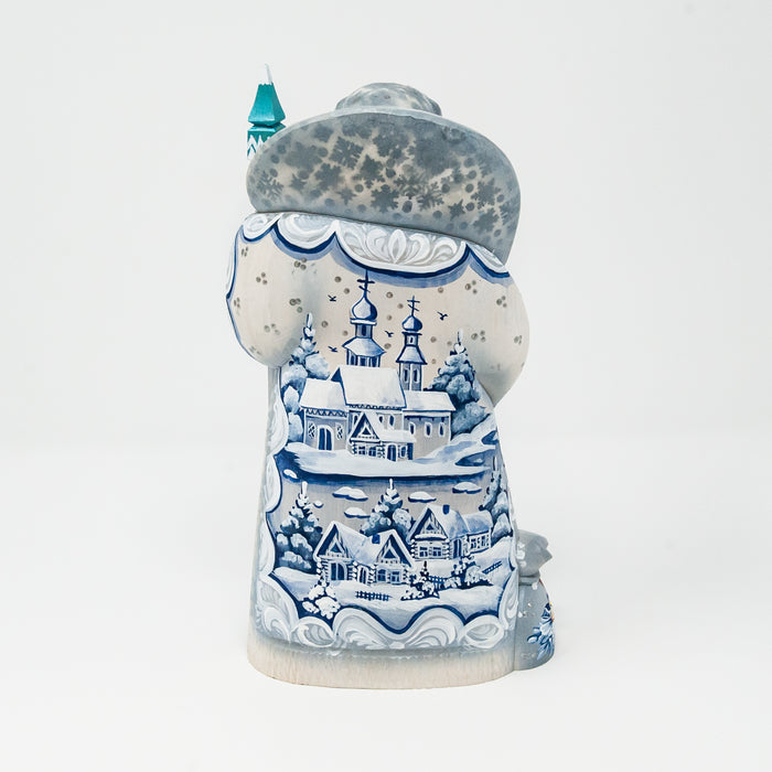 Hand-carved  Grandfather Frost Figurine
