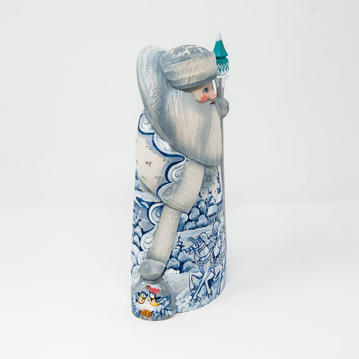 Hand-carved  Grandfather Frost Figurine