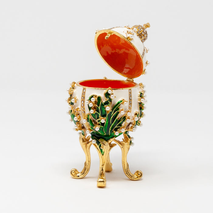 Lily of the Valley Imperial Faberge Egg Replica
