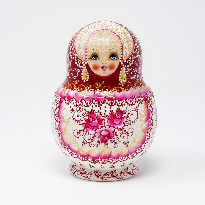 Artisanal Elegant Ornamental Doll – Set of 10