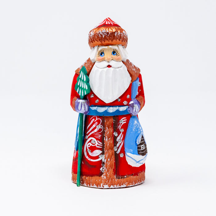 Hand-carved Grandfather Frost Figurine (Multiple Colour Options)