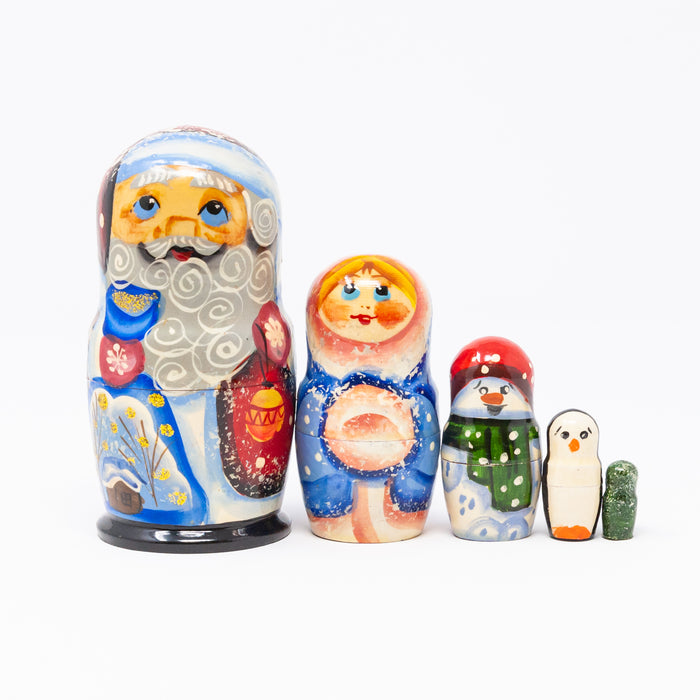 Grandfather Frost with Winter Characters