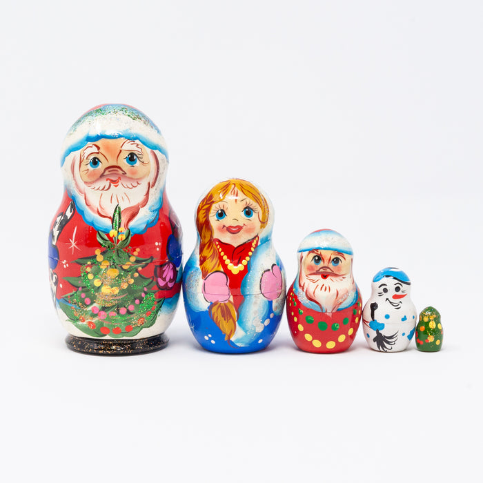 Grandfather Frost with Winter Characters
