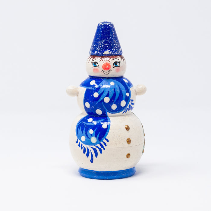 Snowman with Santa and a Christmas Tree (Multiple Colour Options)