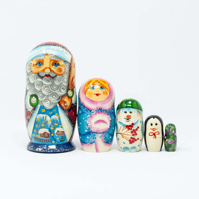 Grandfather Frost with Winter Characters