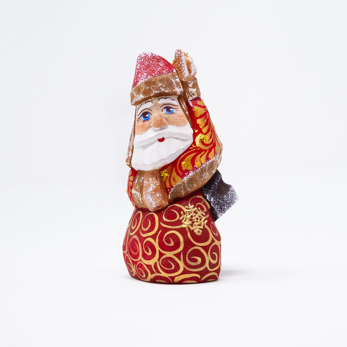 Hand-carved  Grandfather Frost Ornament