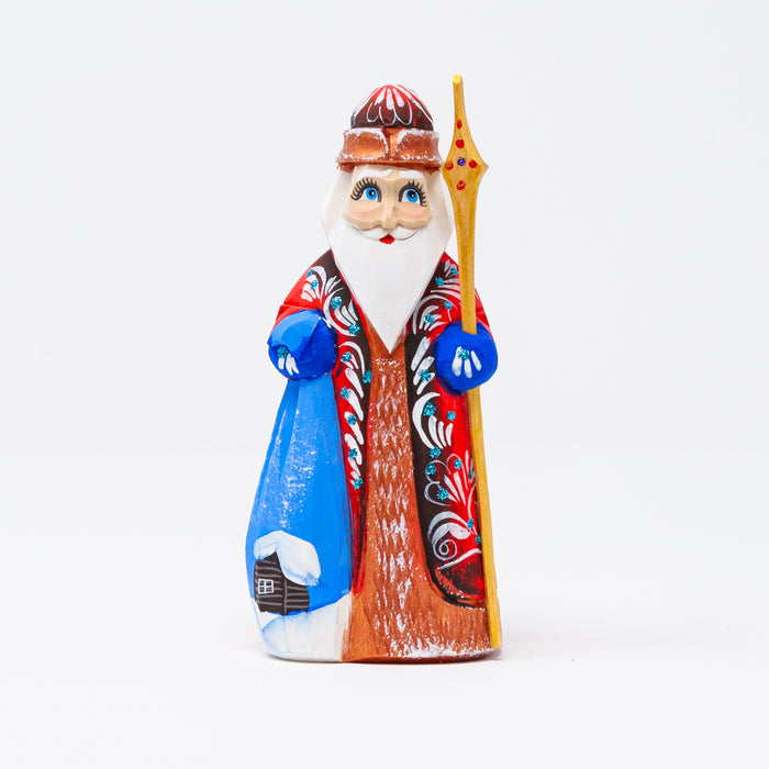 Hand-carved   Grandfather Frost Figurine (Multiple Colour Options)