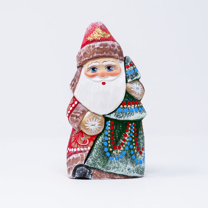 Hand-carved   Grandfather Frost Figurine (Two Design Options)