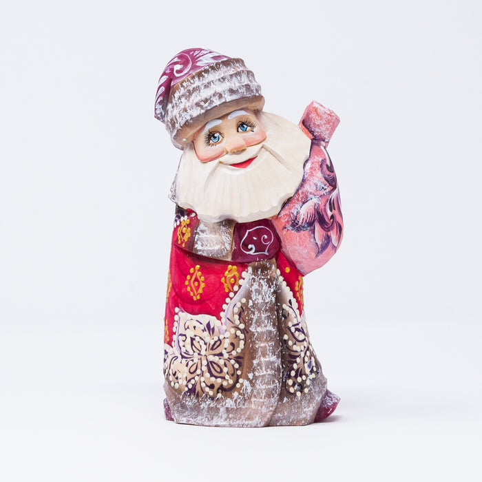 Hand-carved   Grandfather Frost Figurine