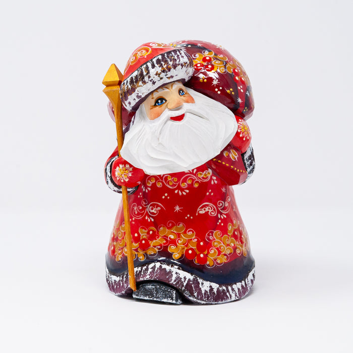 Hand-carved   Grandfather Frost Figurine