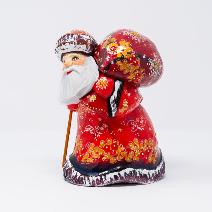 Hand-carved   Grandfather Frost Figurine