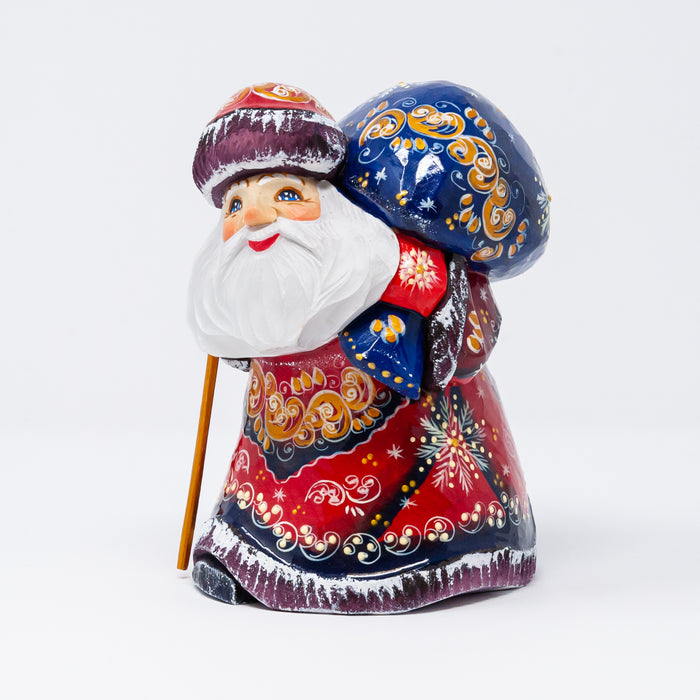 Hand-carved   Grandfather Frost Figurine