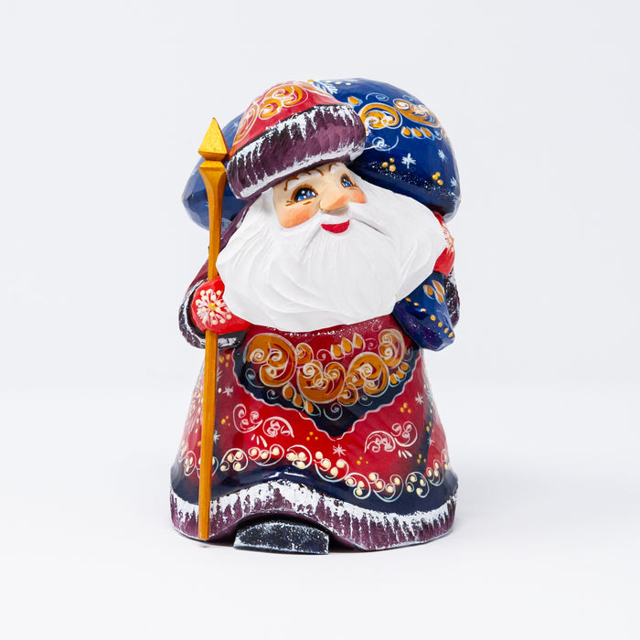 Hand-carved   Grandfather Frost Figurine