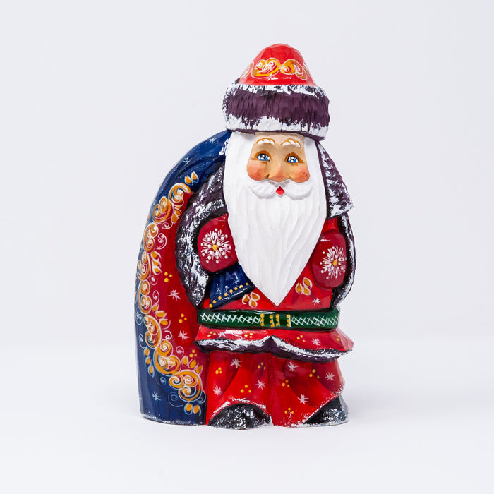 Hand-carved   Grandfather Frost Figurine