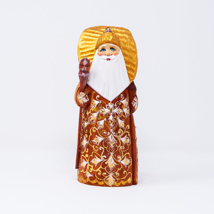 Hand-carved   Grandfather Frost Figurine