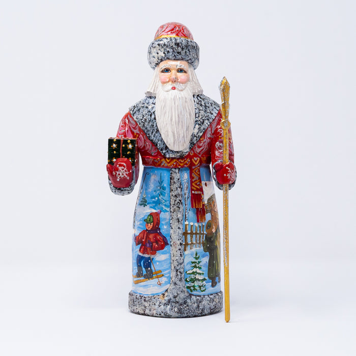 Hand-carved   Grandfather Frost Figurine