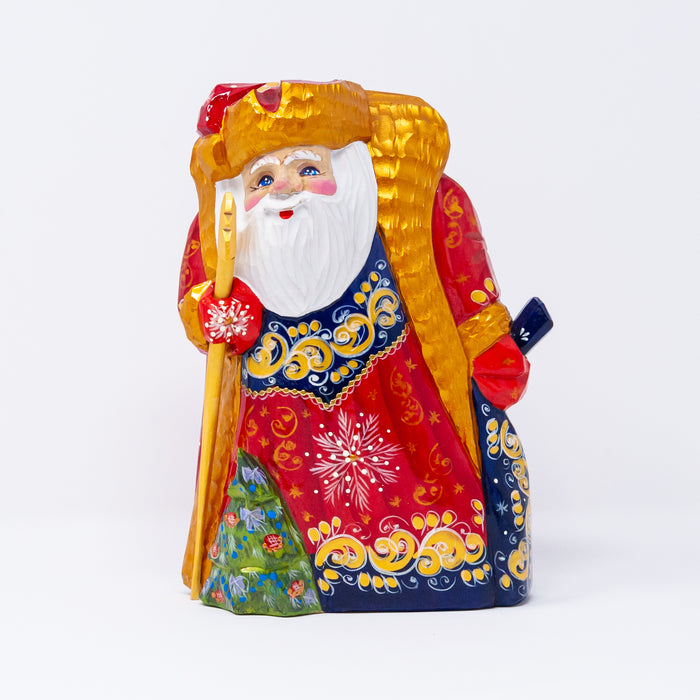 Hand-carved   Grandfather Frost Figurine