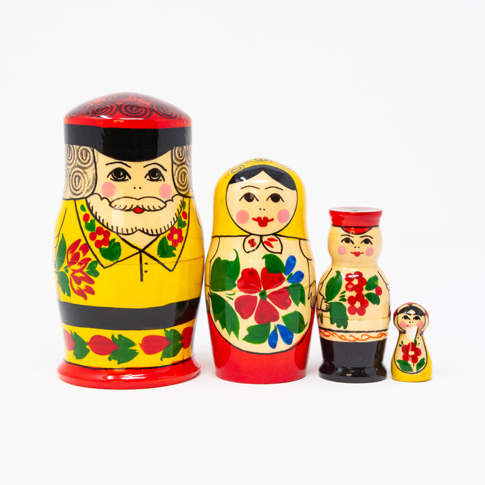 Traditional Semionovo Family – Set of 4