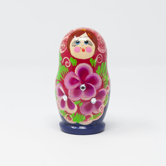 Floral Folk Artisan Doll – Set of 5 (Multiple Colour Options)