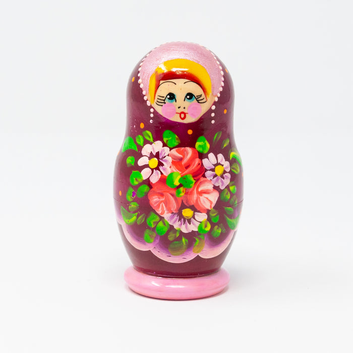 Summer Bouquet Folk Artisan Doll – Set of 5 (Multiple Colour Options)
