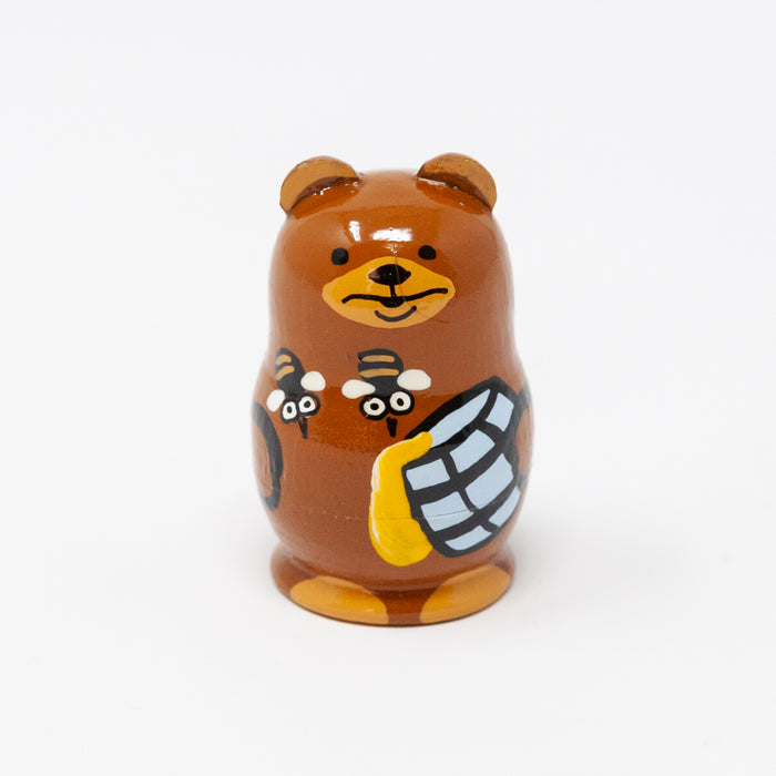 Mini Brown Bear - Set of 5