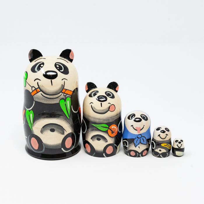 Panda Bear Family – Set of 5