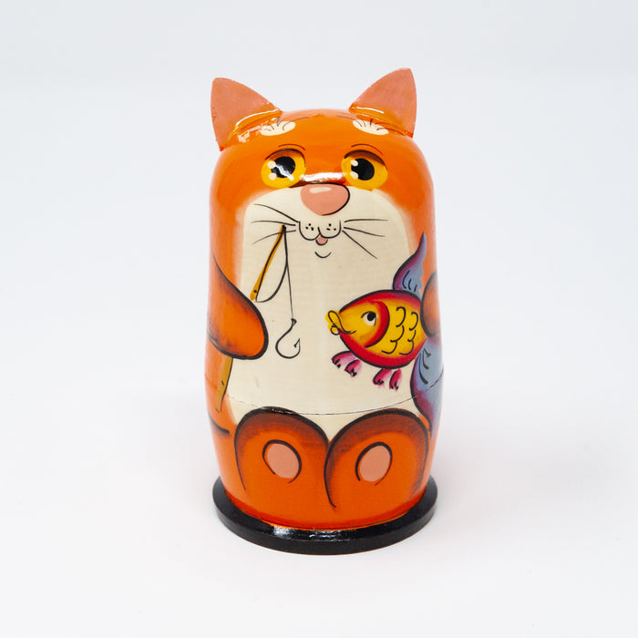 Red Cat - Set of 5 (Multiple Design Options)