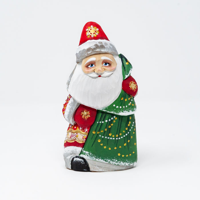 Hand-carved   Grandfather Frost Figurine (Two Design Options)