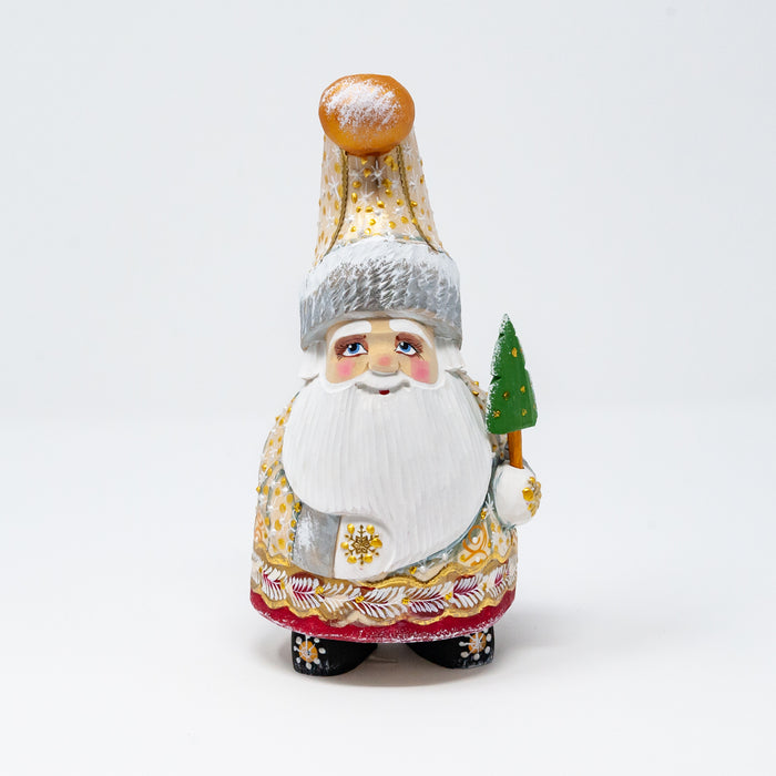 Hand-carved   Grandfather Frost Figurine (Two Colour Options)