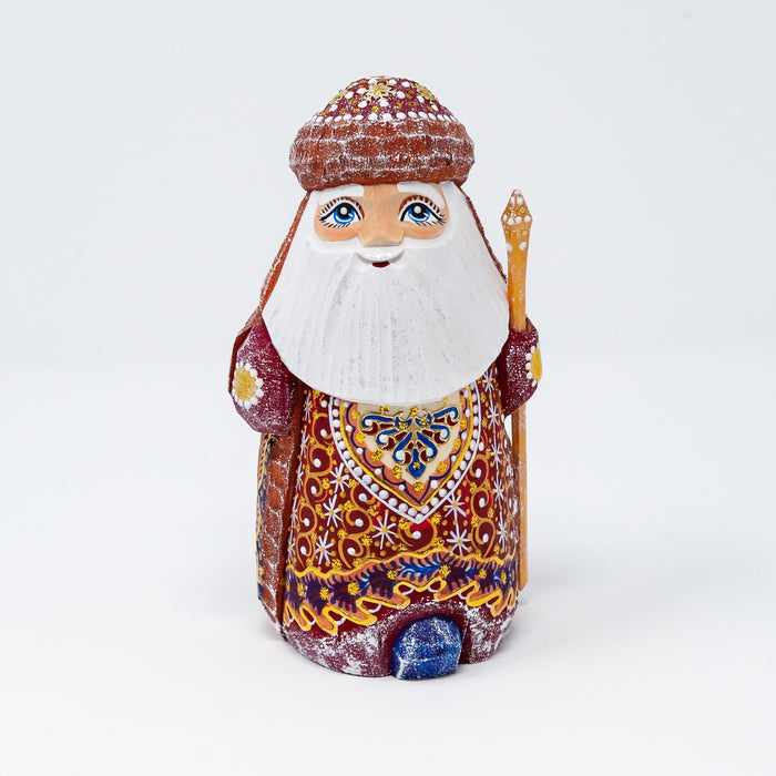 Hand-carved   Grandfather Frost Figurine