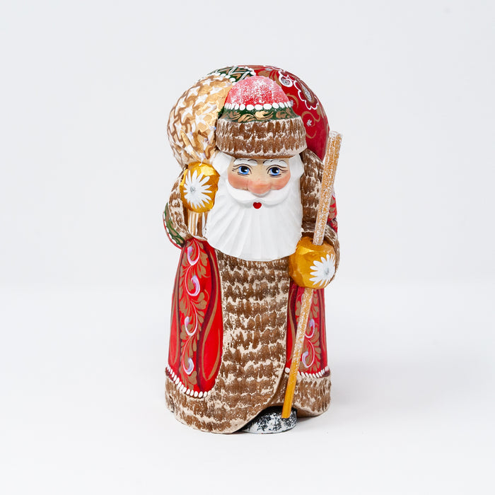 Hand-carved   Grandfather Frost Figurine