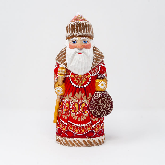 Hand-carved   Grandfather Frost Figurine