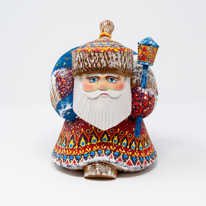 Hand-carved   Grandfather Frost Figurine