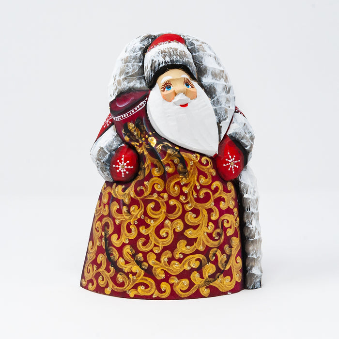 Hand-carved   Grandfather Frost Figurines (Two Colour Options)