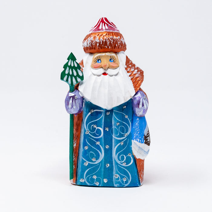 Hand-carved Grandfather Frost Figurine (Multiple Colour Options)