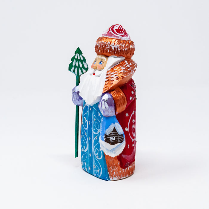 Hand-carved Grandfather Frost Figurine (Multiple Colour Options)