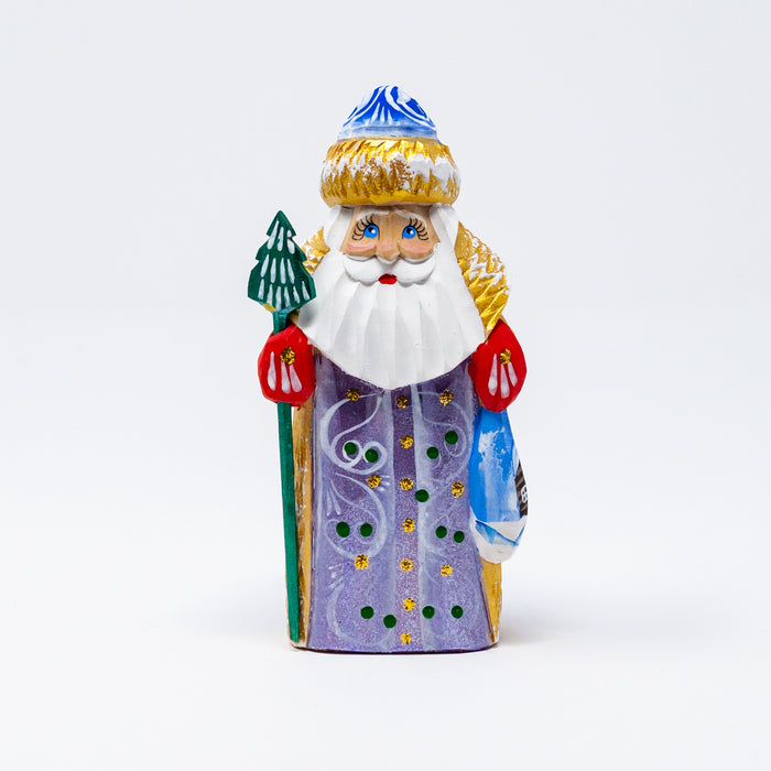 Hand-carved Grandfather Frost Figurine (Multiple Colour Options)